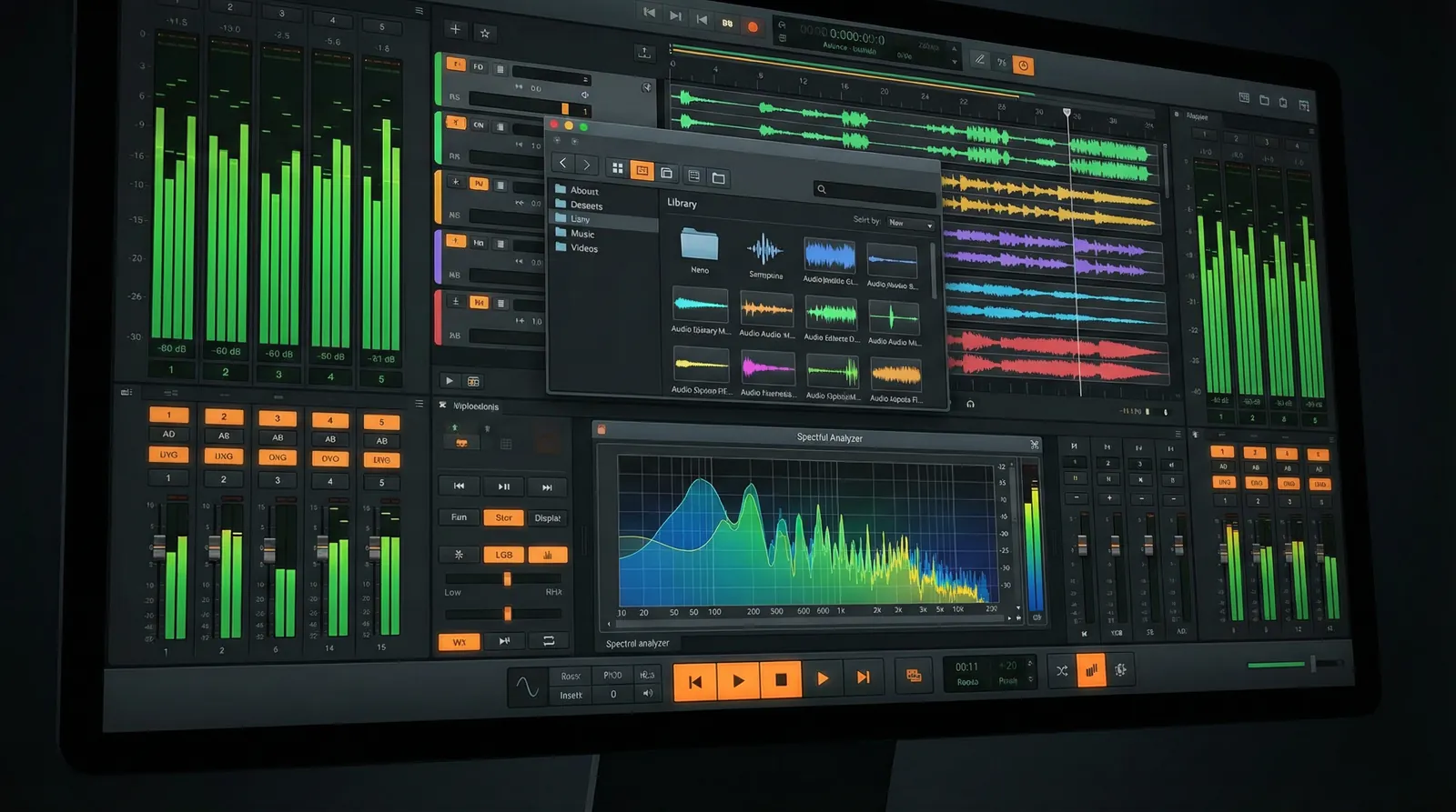 尤物视频 音效素材库界面展示