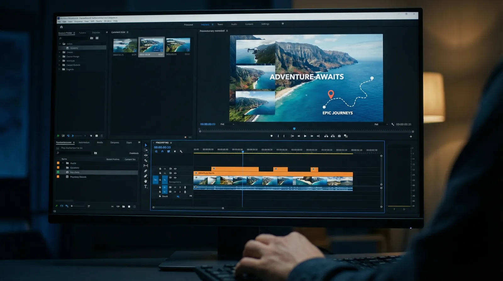 尤物视频 旅行Vlog航拍模板
