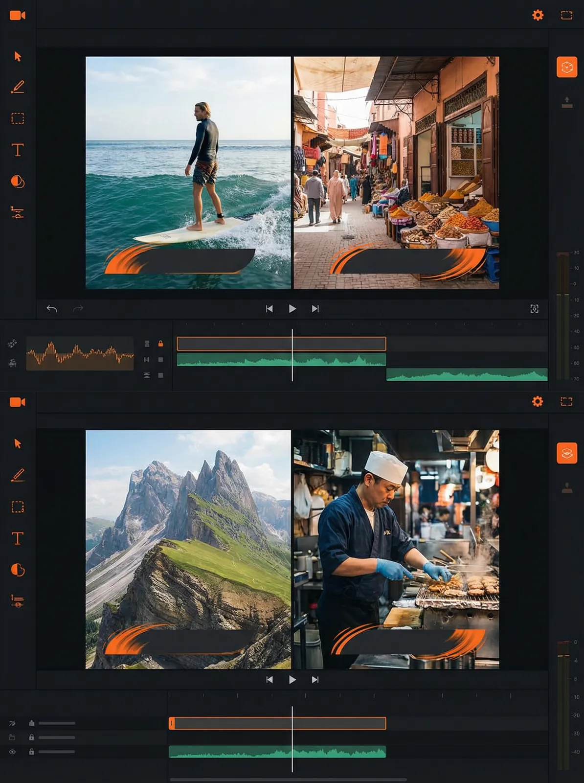 尤物视频 Vlog开场模板设计
